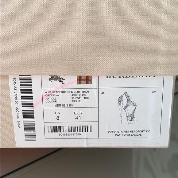 Burberry Prorsum Raffia Patent Heels - Picture 4 of 5